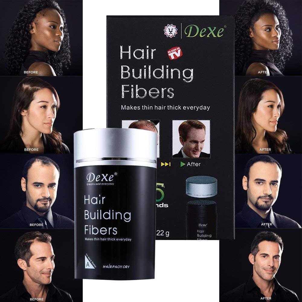 Dexe Hair Thickening And Building Hair Fiber Black Color (22g)