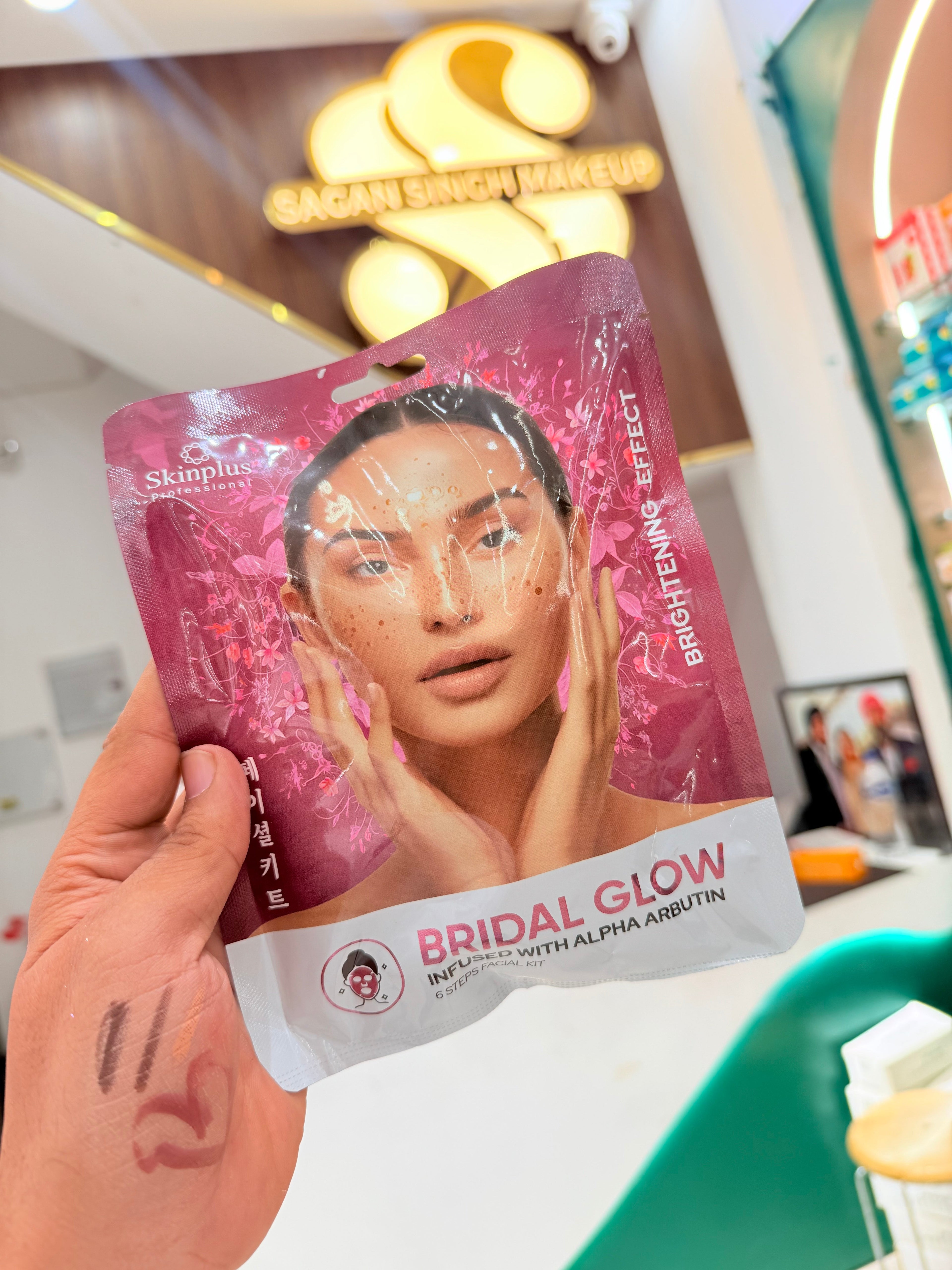 SKINPLUS KOREAN BRIDAL FACIAL - 6 STEP POUCH ( One time Use)