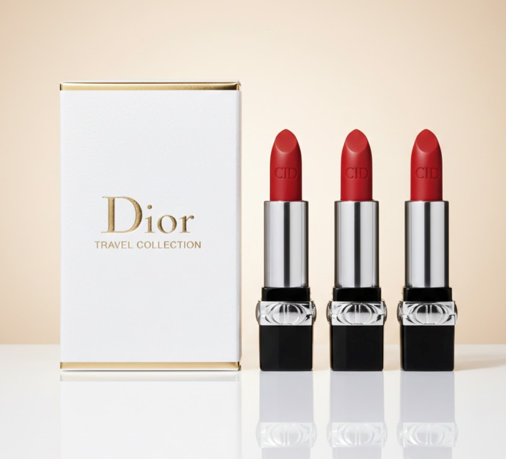 Dior Travel Collection Mini Lipstick Set – Pack of 3