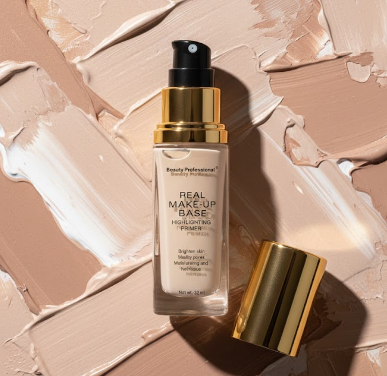 Real Make-Up Base – Highlighting Primer | Brightening, Pore-Blurring & Moisturizing Formula (32ml)