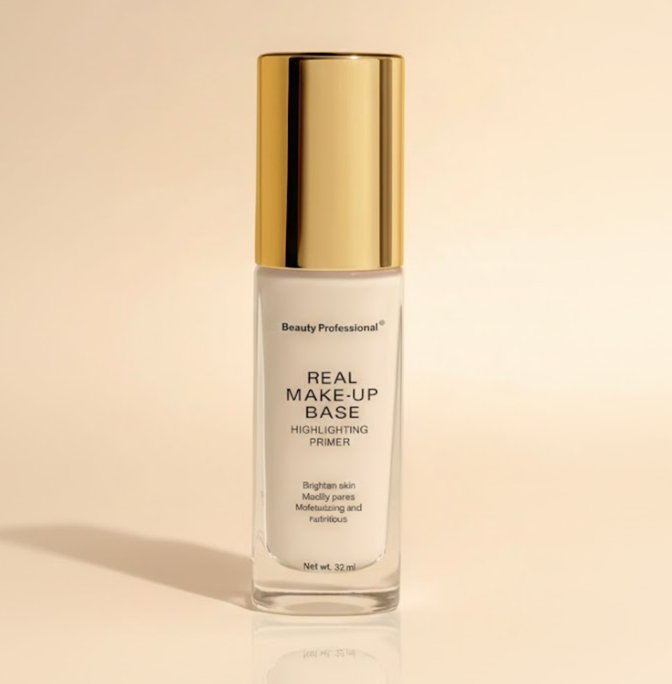 Real Make-Up Base – Highlighting Primer | Brightening, Pore-Blurring & Moisturizing Formula (32ml)