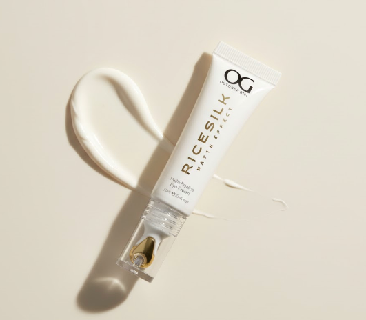 OG RICESILK Eye Cream – Brightening Anti-Puffiness Eye Treatment with 10% Rice Extract, Niacinamide & Caffeine