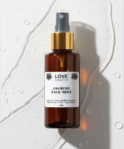 LoveEarth Jasmine Face Mist – Hydrating Toner & Refreshing Floral Mist for Glowing, Calm & Balanced Skin
