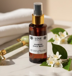 LoveEarth Jasmine Face Mist – Hydrating Toner & Refreshing Floral Mist for Glowing, Calm & Balanced Skin