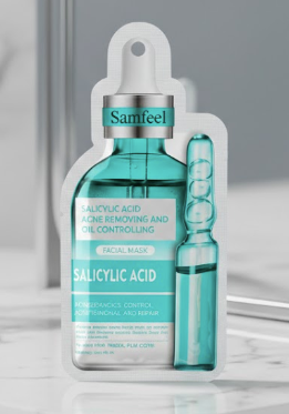 New Korean Sheet Mask – Salicylic Acid & Retinol Collagen Variants | Acne Control & Anti-Aging Masks