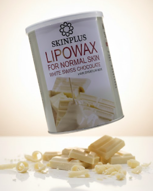Skinplus LipoWax – White Swiss Chocolate (800g) | For Normal Skin | No Redness, No Bumps, No Irritation