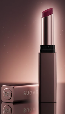 SUGAR Mettle Satin Lipstick – Elizabeth 02 | Rich Satin Finish | Long-Lasting Comfort