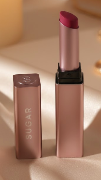 SUGAR Mettle Satin Lipstick – Elizabeth 02 | Rich Satin Finish | Long-Lasting Comfort