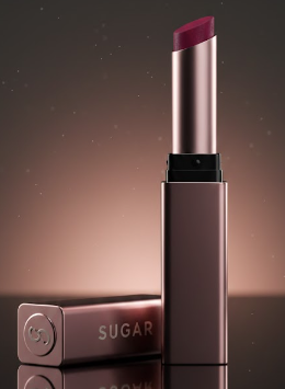 SUGAR Mettle Satin Lipstick – Elizabeth 02 | Rich Satin Finish | Long-Lasting Comfort
