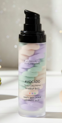 3-in-1 Makeup Base – Primer, Moisturizer & Color Corrector (Multipurpose Skin Prep)