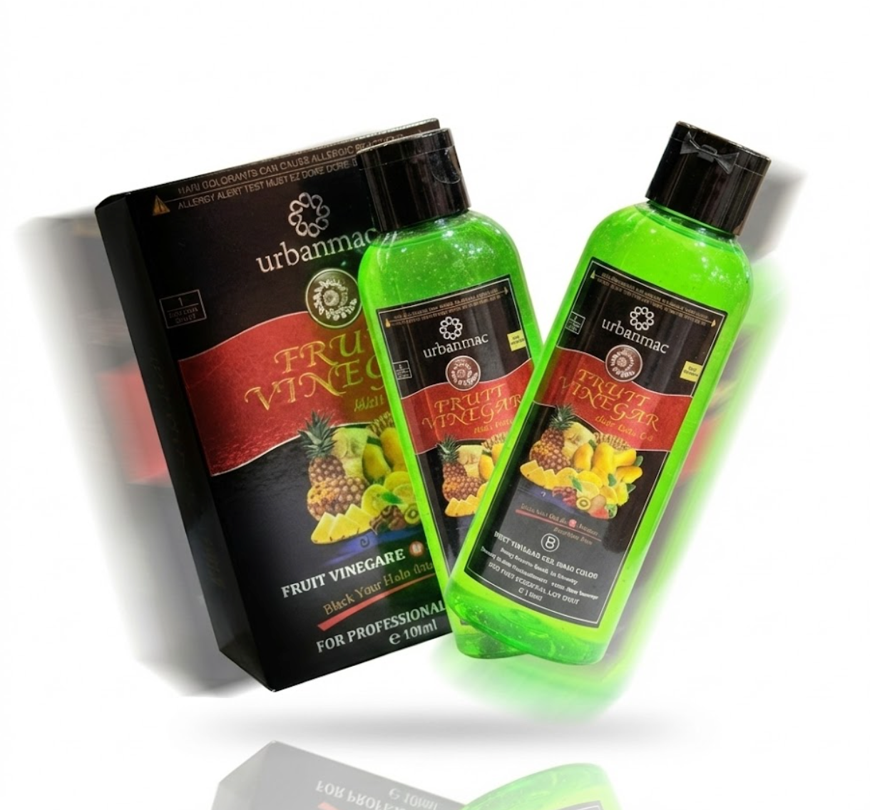 Urbanmac Fruit Vinegar Duo – Travel Size Packs (100ml x 2)