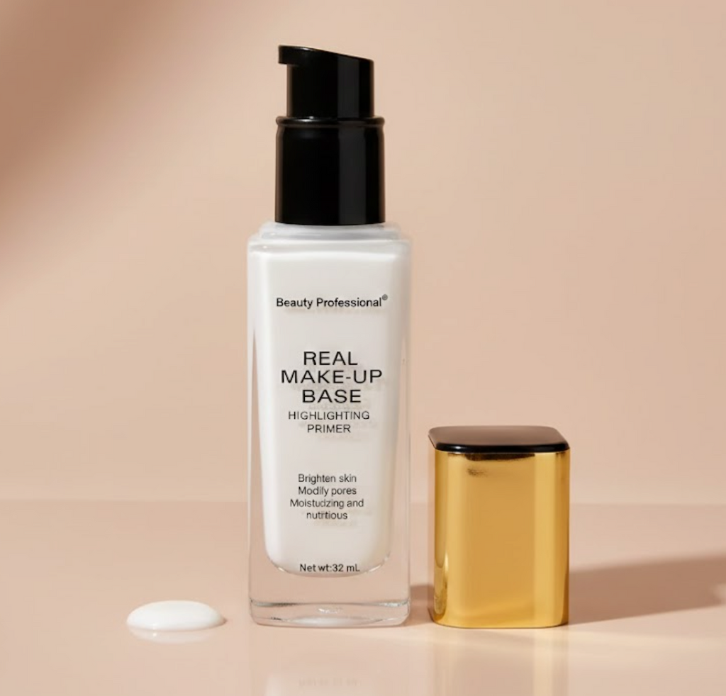 Real Make-Up Base – Highlighting Primer | Brightening, Pore-Blurring & Moisturizing Formula (32ml)