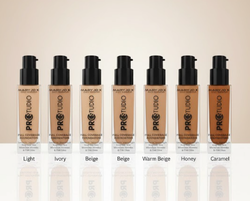MARY JO K PROSTUDIO Full Coverage Foundation | Lightweight, Brightening, Wrinkle-Minimizing Formula (30ml)